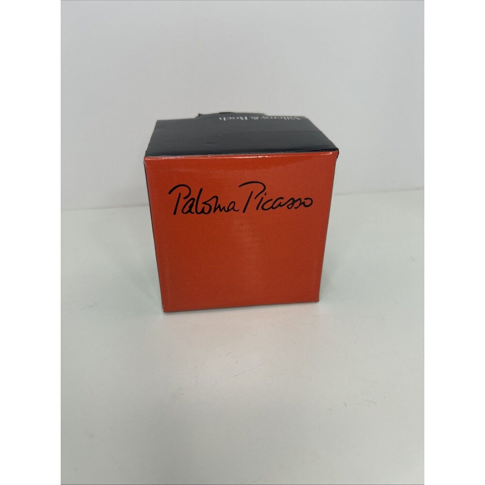 Paloma Picasso Villeroy Boch Pair Candle Holders Collectible 2 Sticks Clear Set